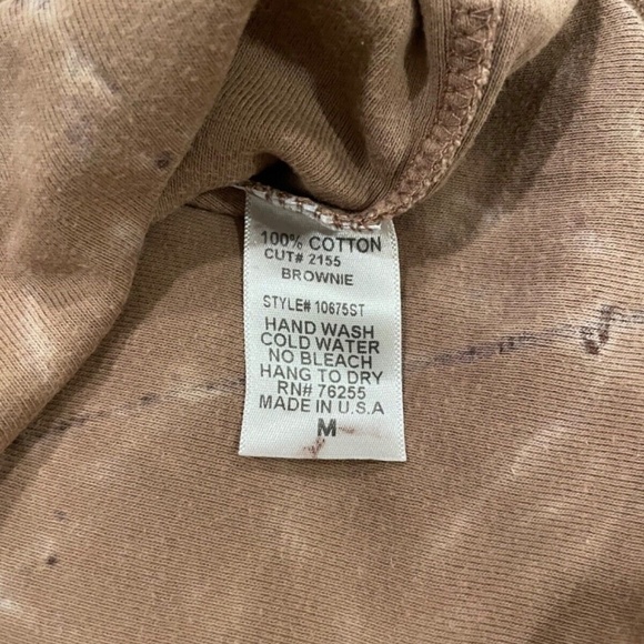 IDI by Mathew Womens Studded Sleeveless T-shirt‎ Distressed Brown 100% Cot, Med - Picture 7 of 7